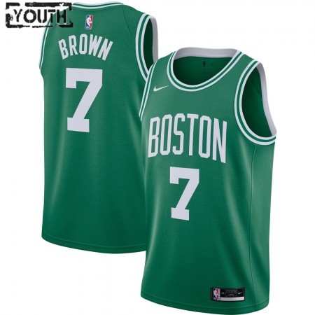 Kinder NBA Boston Celtics Trikot Jaylen Brown 7 Nike 2020-2021 Icon Edition Swingman
